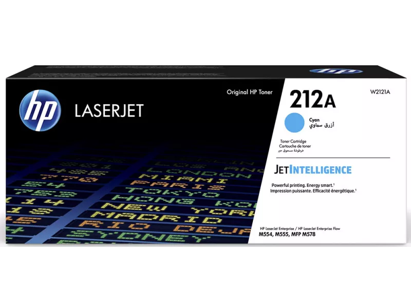 Toner Originale HP W2121A 212A (Ciano 4500 pagine)