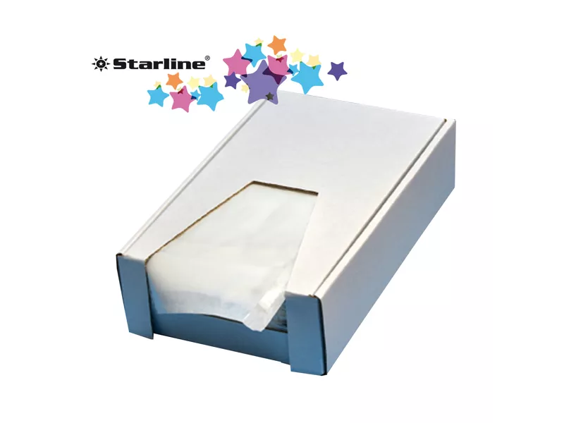 Busta Adesiva Portadocumenti Starline - 228x120 mm (Trasparente Conf. 250) Busta Adesiva Portadocumenti Starline - 228x120 mm (Trasparente Conf. 250)