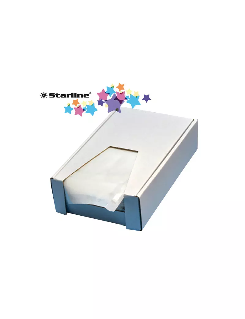Busta Adesiva Portadocumenti Starline - 228x120 mm (Trasparente Conf. 250) Busta Adesiva Portadocumenti Starline - 228x120 mm (Trasparente Conf. 250)