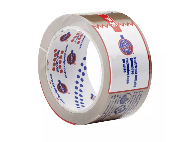 Nastro Adesivo in PPL 36NN Eurocel - 50 mm x 66 m - 006257366 (Avana)