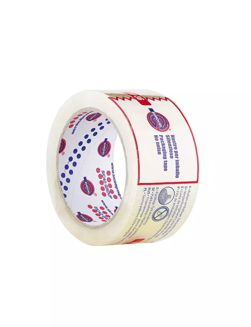 Nastro Adesivo in PPL 36NN Eurocel - 50 mm x 66 m - 006558366 (Trasparente) Nastro Adesivo in PPL 36NN Eurocel - 50 mm x 66 m - 006558366 (Trasparente)
