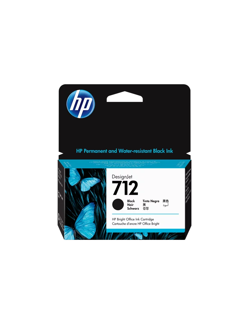 Cartuccia Originale HP 3ED70A 712 (Nero 38 ml)