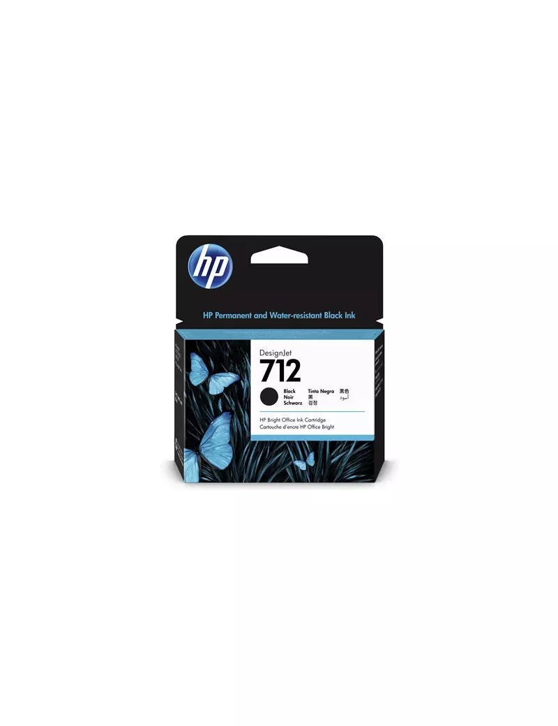 Cartuccia Originale HP 3ED71A 712 (Nero 80 ml)