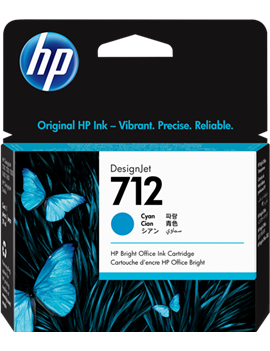 Cartuccia Originale HP 3ED67A 712 (Ciano 29 ml)