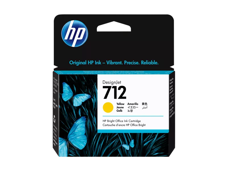 Cartuccia Originale HP 3ED69A 712 (Giallo 29 ml)