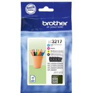 Multipack Cartucce Originali Brother LC-3217VALDR (Nero e Colori Conf. 4)