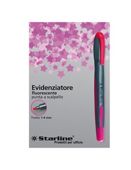 Evidenziatore a Penna Starline - 1-4 mm (Fucsia Conf. 12)