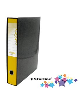 Registratore Kingbox Starline - Protocollo - Dorso 5 - 28,5x35,5 cm - RXP5GI (Giallo)