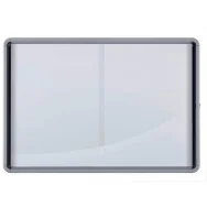 Bacheca Magnetica per Interni Nobo - 12xA4 - 100x97,2 cm - 1902570 (Alluminio)