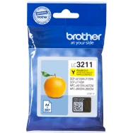 Cartuccia Originale Brother LC-3211Y (Giallo 200 pagine)