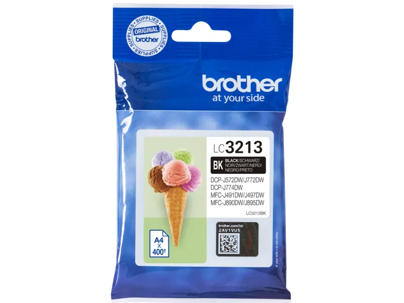Cartuccia Originale Brother LC-3213BK (Nero 400 pagine) Cartuccia Originale Brother LC-3213BK (Nero 400 pagine)