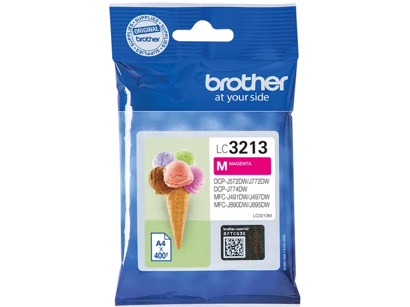 Cartuccia Originale Brother LC-3213M (Magenta 400 pagine) Cartuccia Originale Brother LC-3213M (Magenta 400 pagine)
