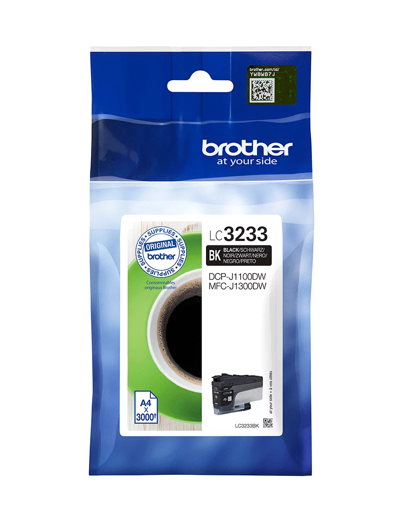 Cartuccia Originale Brother LC-3233BK (Nero 3000 pagine)