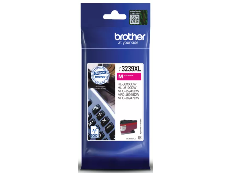 Cartuccia Originale Brother LC-3239XLM (Magenta 5000 pagine)