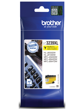 Cartuccia Originale Brother LC-3239XLY (Giallo 5000 pagine)