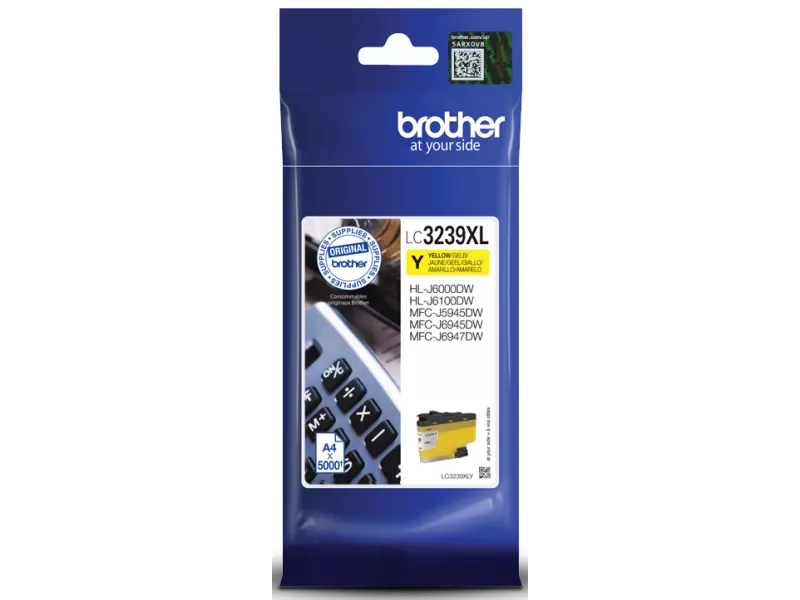 Cartuccia Originale Brother LC-3239XLY (Giallo 5000 pagine)