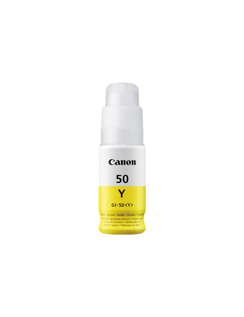 Cartuccia Originale Canon GI-50y 3405C001 (Giallo 7700 pagine) Cartuccia Originale Canon GI-50y 3405C001 (Giallo 7700 pagine)