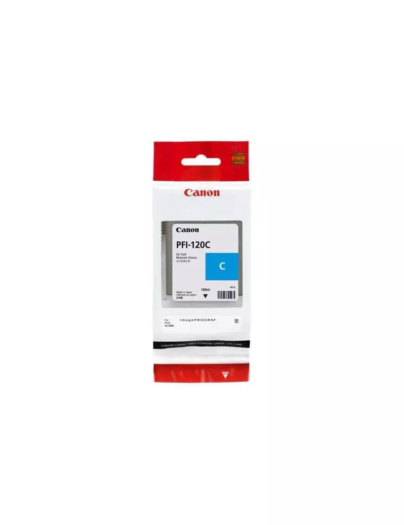 Cartuccia Originale Canon PFI-120c 2886C001 (Ciano 130 ml) Cartuccia Originale Canon PFI-120c 2886C001 (Ciano 130 ml)