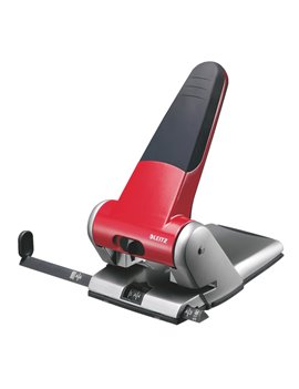 Perforatore a 2 Fori 5180 Leitz - 65 Fogli - 51800125 (Rosso)