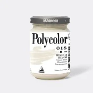 Colore Acrilico Polycolor Maimeri - 140 ml - M1220018 (Bianco di Titanio Conf. 3)