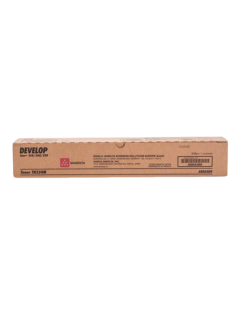Toner Originale Develop TN324M A8DA3D0 (Magenta 26000 pagine) Toner Originale Develop TN324M A8DA3D0 (Magenta 26000 pagine)