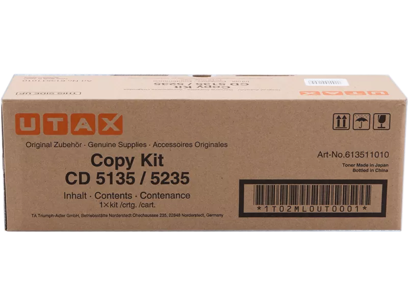 Toner Originale Utax 613511010 (Nero 7200 pagine)