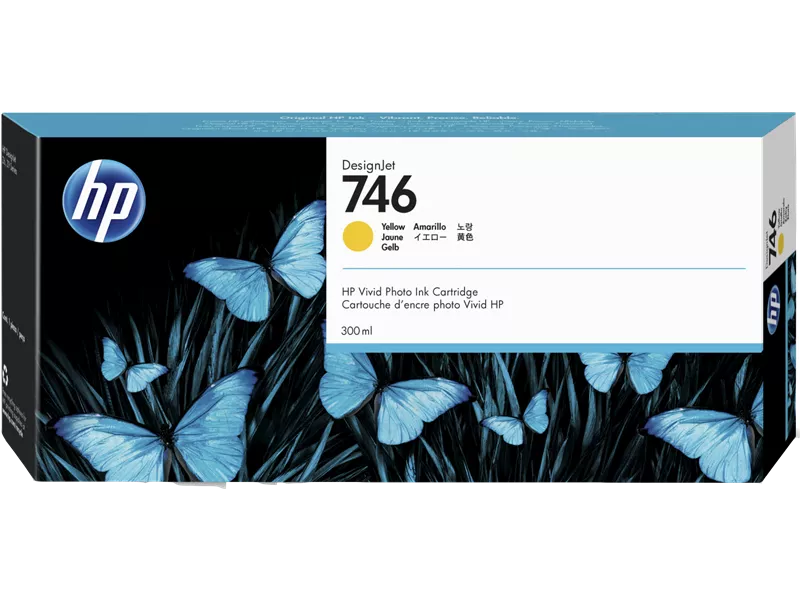 Cartuccia Originale HP P2V79A 746 (Giallo 300 ml)