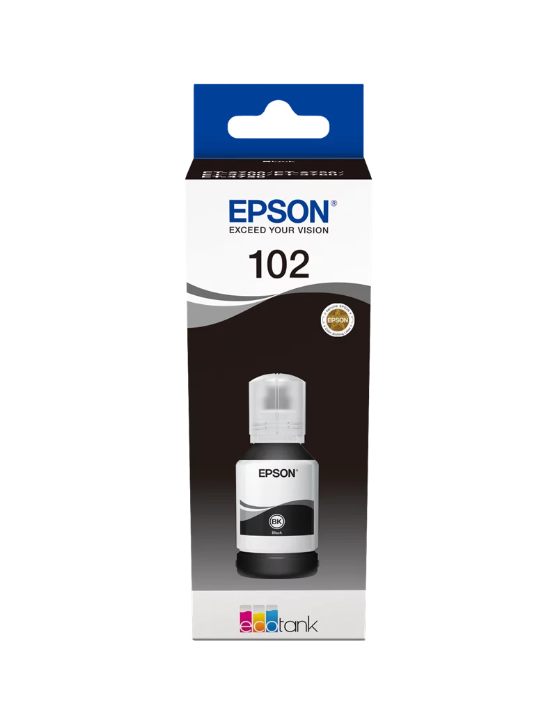 Inchiostro Originale Epson T03R140 102 (Nero Foto 127 ml)