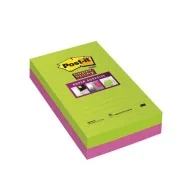 Post-it Super Sticky Ultracolor To Do List 845-4SUCC 3M - 125x200 mm - 73311 (Lime e Rosa Neon Conf. 4)