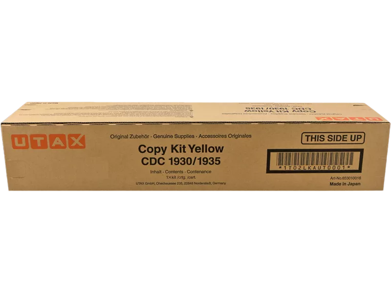 Toner Originale Utax 653010016 (Giallo 15000 pagine)