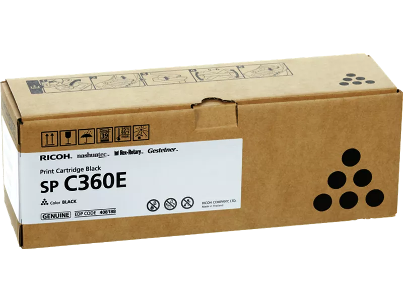 Toner Originale Ricoh 408188 SP C360HE (Nero 2500 pagine)