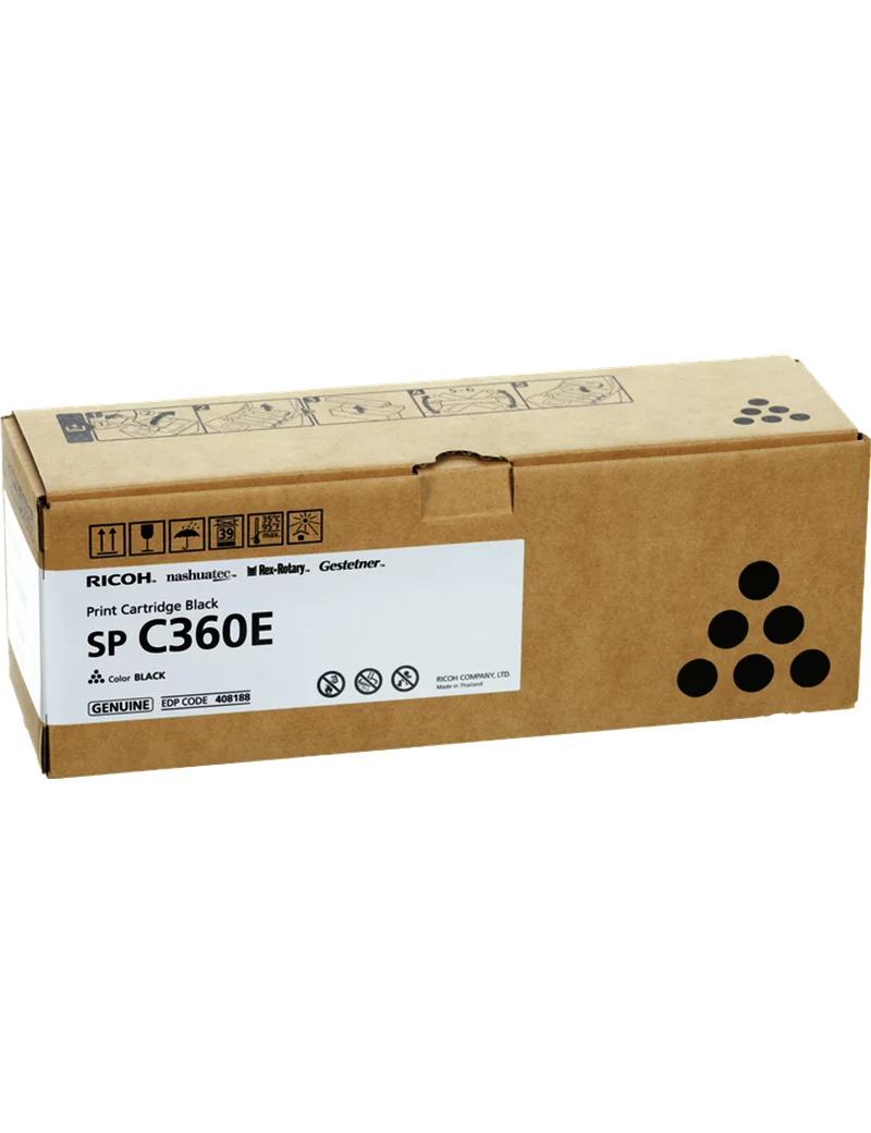 Toner Originale Ricoh 408188 SP C360HE (Nero 2500 pagine) Toner Originale Ricoh 408188 SP C360HE (Nero 2500 pagine)