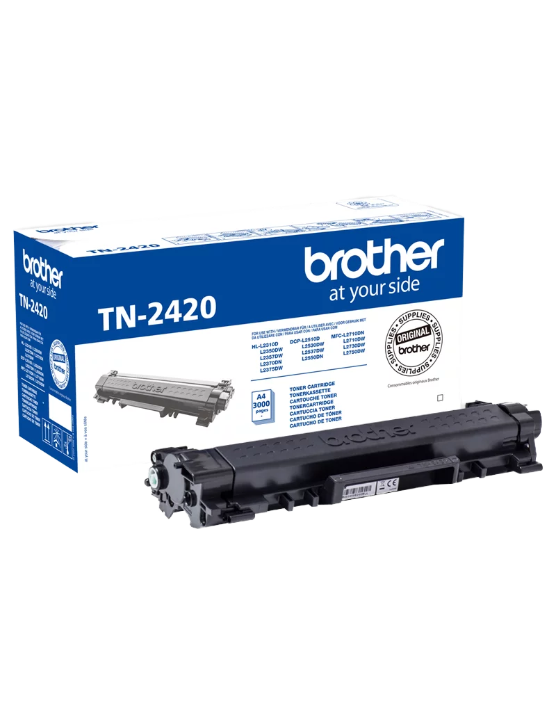 Toner Originale Brother TN-2420 (Nero 3000 pagine)
