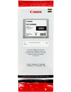 Cartuccia Originale Canon PFI-320mbk 2889C001 (Nero Opaco 300 ml)