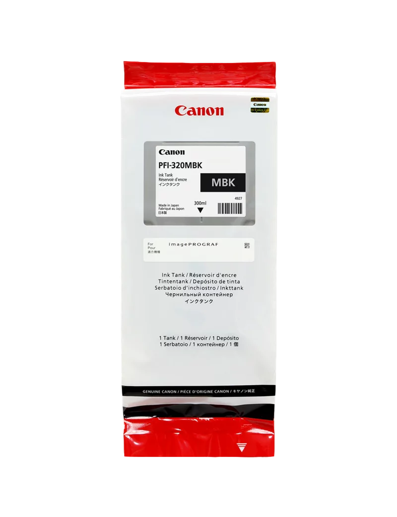 Cartuccia Originale Canon PFI-320mbk 2889C001 (Nero Opaco 300 ml) Cartuccia Originale Canon PFI-320mbk 2889C001 (Nero Opaco 300 ml)