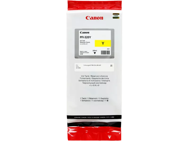 Cartuccia Originale Canon PFI-320y 2893C001 (Giallo 300 ml)