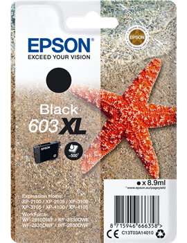 Cartuccia Originale Epson T03A140 603XL (Nero 500 pagine)