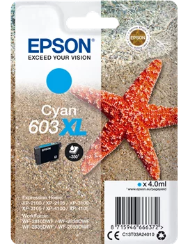 Cartuccia Originale Epson T03A240 603XL (Ciano 350 pagine)