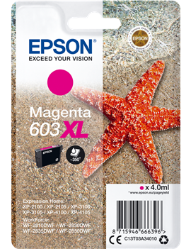 Cartuccia Originale Epson T03A340 603XL (Magenta 350 pagine)