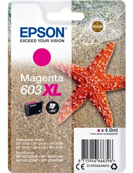Cartuccia Originale Epson T03A340 603XL (Magenta 350 pagine)