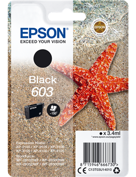 Cartuccia Originale Epson T03U140 603 (Nero 150 pagine)