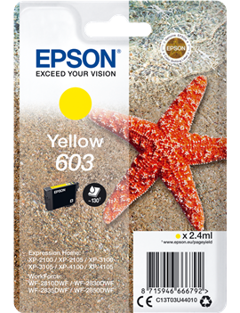 Cartuccia Originale Epson T03U440 603 (Giallo 130 pagine)