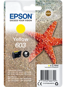 Cartuccia Originale Epson T03U440 603 (Giallo 130 pagine)