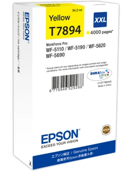 Cartuccia Originale Epson T789440 78XXL (Giallo XXL 4000 pagine)