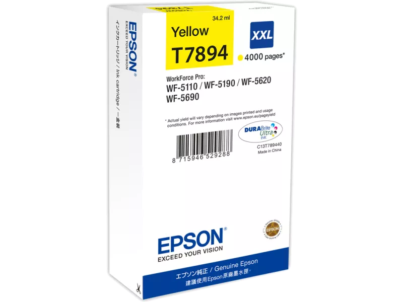 Cartuccia Originale Epson T789440 78XXL (Giallo XXL 4000 pagine)