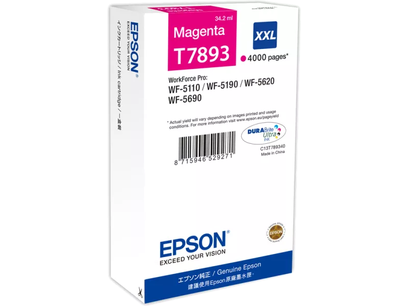 Cartuccia Originale Epson T789340 78XXL (Magenta XXL 4000 pagine)