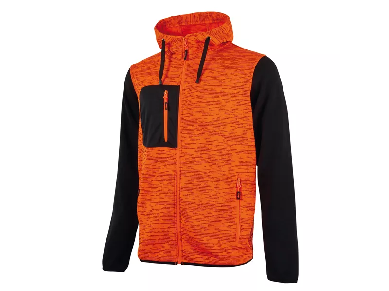 Felpa da Lavoro Rainbow U-Power - Taglia M - EY174OF-M (Arancione e Nero)