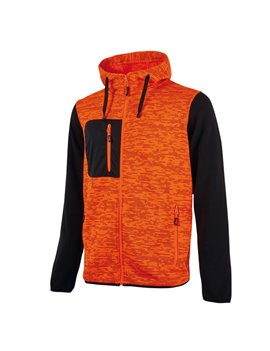 Felpa da Lavoro Rainbow U-Power -  Taglia L - EY174OF-L (Arancione e Nero)