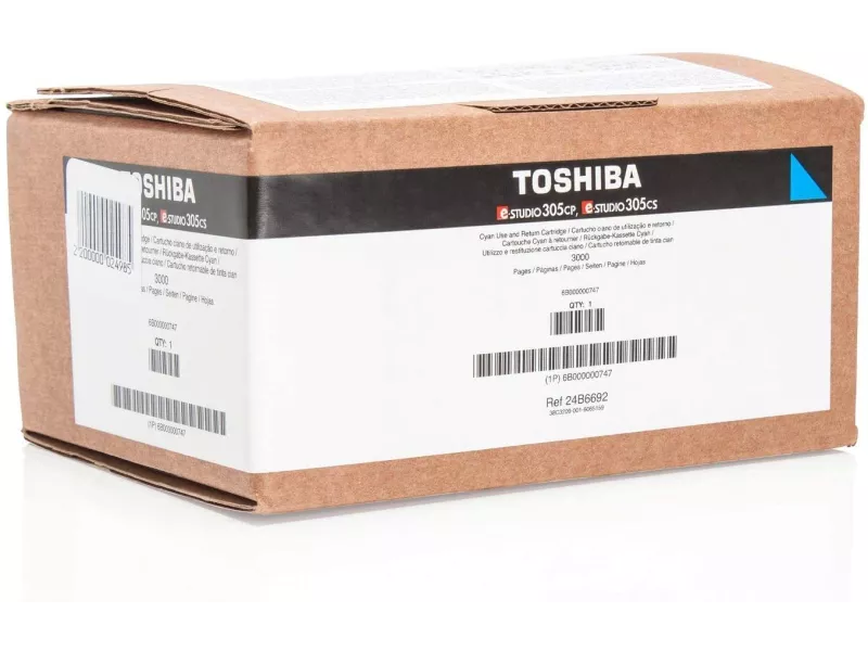 Toner Originale Toshiba T-FC305PC-R 6B000000747 (Ciano 3000 pagine)