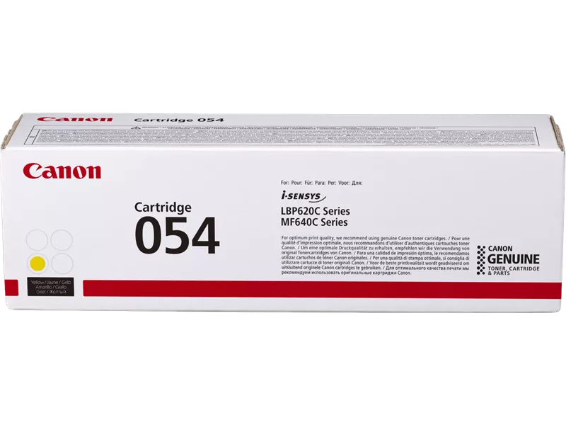 Toner Originale Canon 054y 3021C002 (Giallo 1200 pagine)
